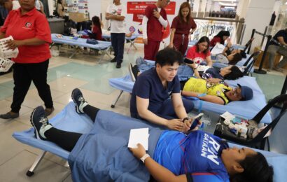 SBMA 33rd anniversary holds blood donation program