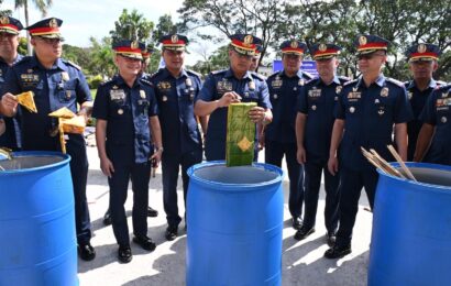 PRO3 destroys P.5M worth of illegal firecrackers PRO3 destroys P.5M worth of illegal firecrackers