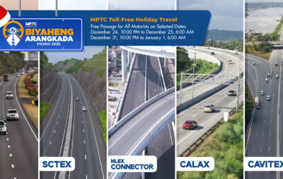 Pangilinan-led Luzon Tollways Steps Up Holiday Traffic Preparations, Offers Free Toll