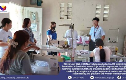 DTI guides women’s group in Nueva Ecija to sustain sewing enterprise DTI guides women’s group in Nueva Ecija to sustain sewing enterprise