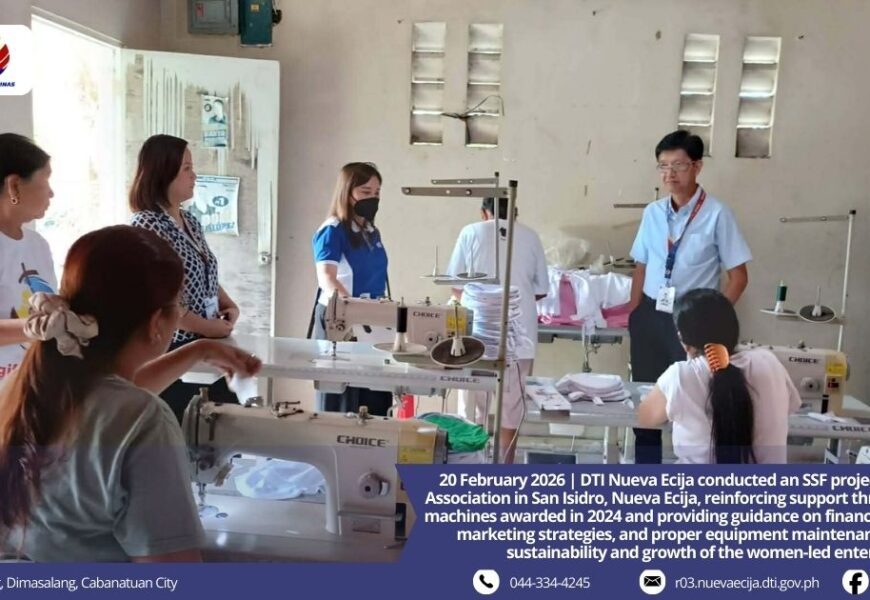 DTI guides women’s group in Nueva Ecija to sustain sewing enterprise DTI guides women’s group in Nueva Ecija to sustain sewing enterprise