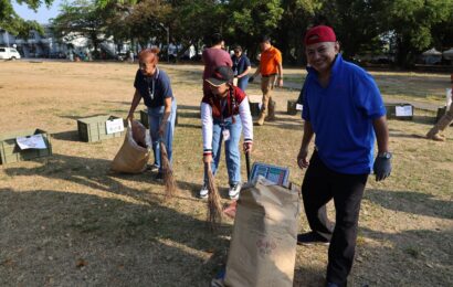 205 volunteers join clean-up drive