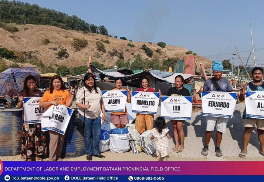Bataan fisherfolk receive livelihood support for sustainable buoy production