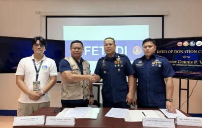 DENR DONATES 4,240 BOARD FEET OF LOGS TO PCG