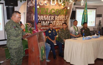 Gov’t strengthens reintegration, resilience programs for former rebels in Aurora