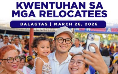 Bulacan relocatees binisita nina Fernando, Castro