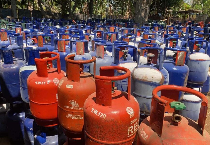 P4.5-M worth of tampered LPG cylinders seized in Bataan, 5 arrested
