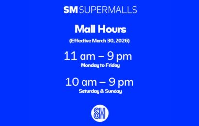 SM Supermalls Announces New Nationwide Mall Hours Starting March 30