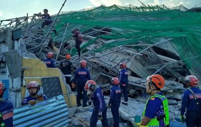 Statement of Senator Joel Villanueva on the collapse of a building structure in Angeles, Pampanga