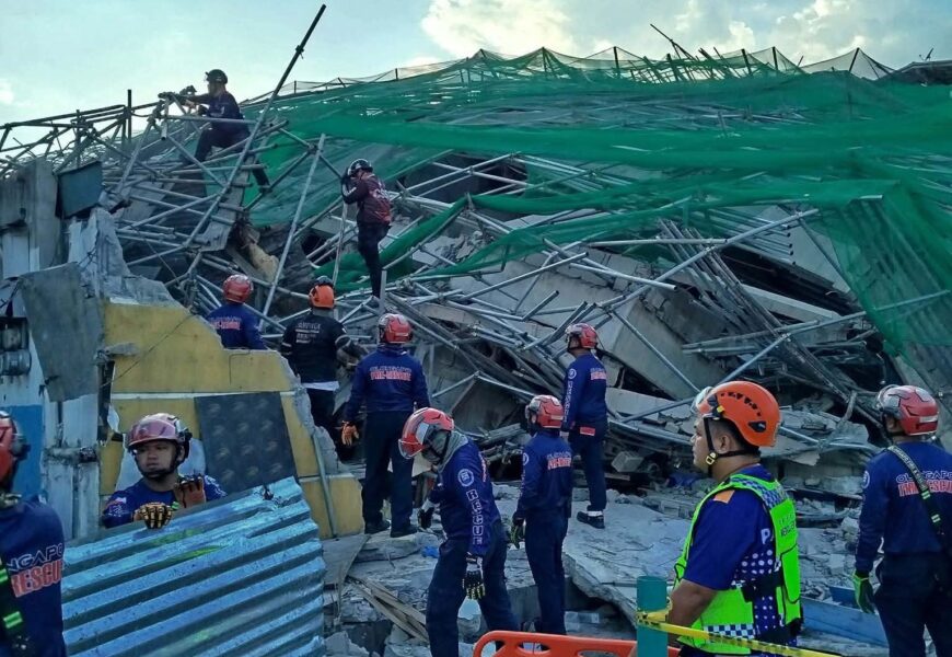 Statement of Senator Joel Villanueva on the collapse of a building structure in Angeles, Pampanga