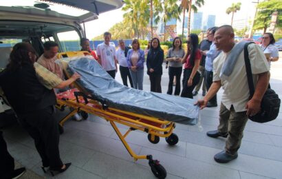 SBMA receives patient transport vehicle from PAGCOR