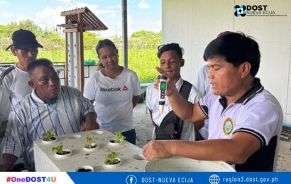 DOST trains 4Ps beneficiaries in Nueva Ecija on climate-smart food production technologies DOST trains 4Ps beneficiaries in Nueva Ecija on climate-smart food production technologies