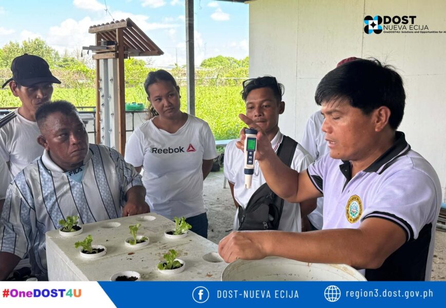 DOST trains 4Ps beneficiaries in Nueva Ecija on climate-smart food production technologies