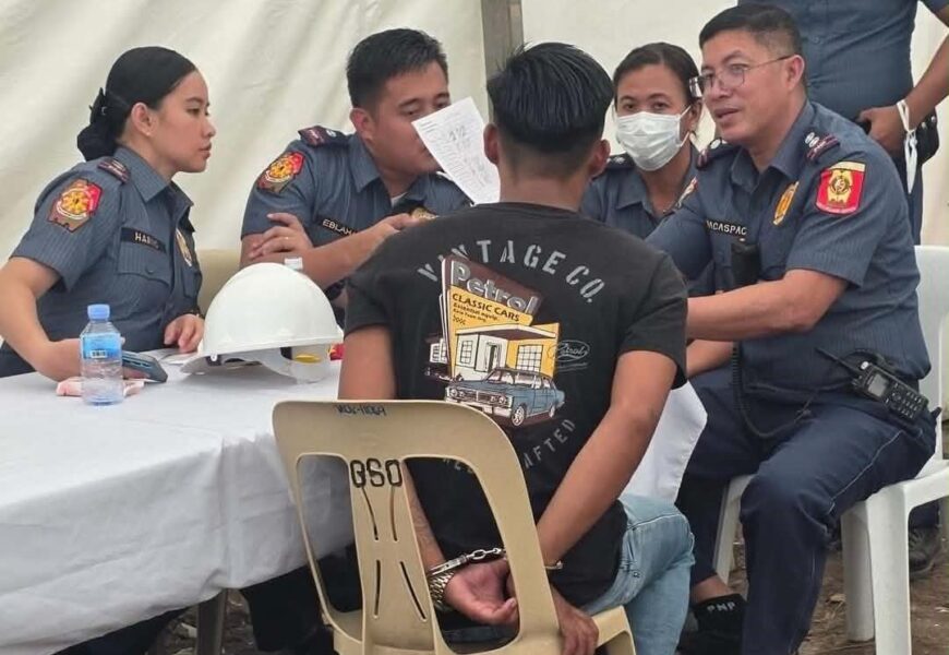POLICE ARREST MAN POSING AS COLLAPSED-BUILDING SURVIVOR IN ANGELES CITY