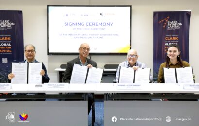CIAC, Boeing Supplier ink 25-year lease to boost Clark Aviation Capital