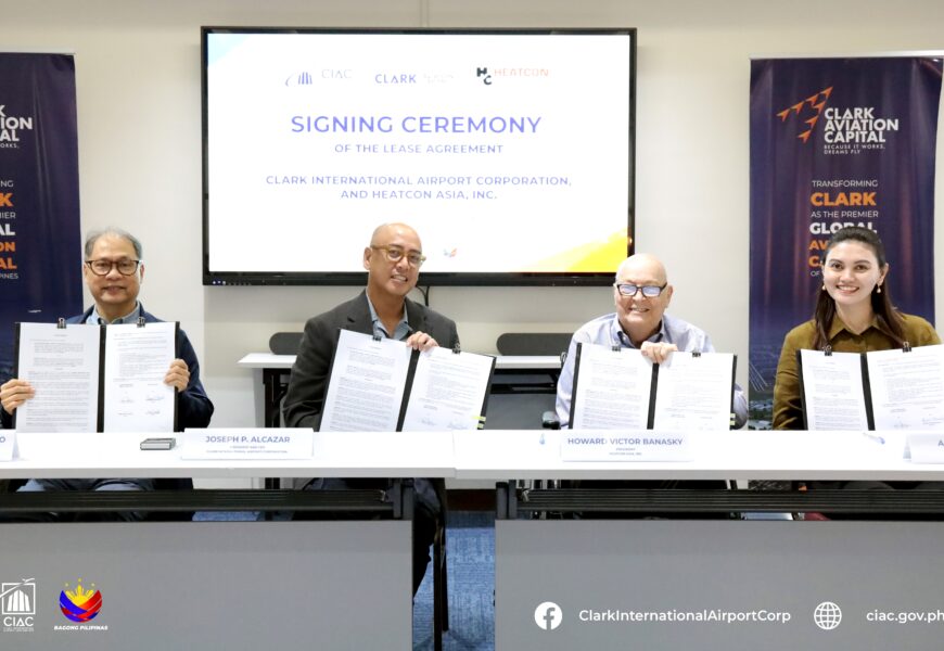 CIAC, Boeing Supplier ink 25-year lease to boost Clark Aviation Capital