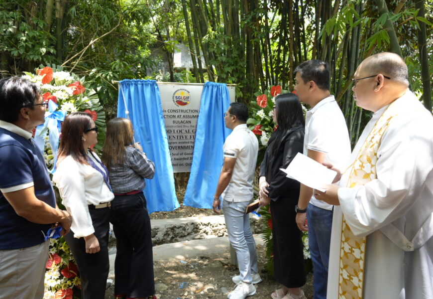 Bulacan, DILG, pinasinayaan ang SGLG-funded slope protection sa CSJDM