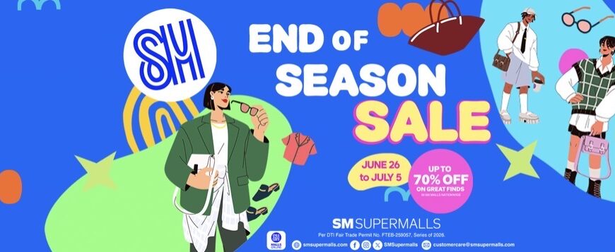 SM Bulacan Malls Roll Out End of Season Sale with Up to 70% Off Until July 5