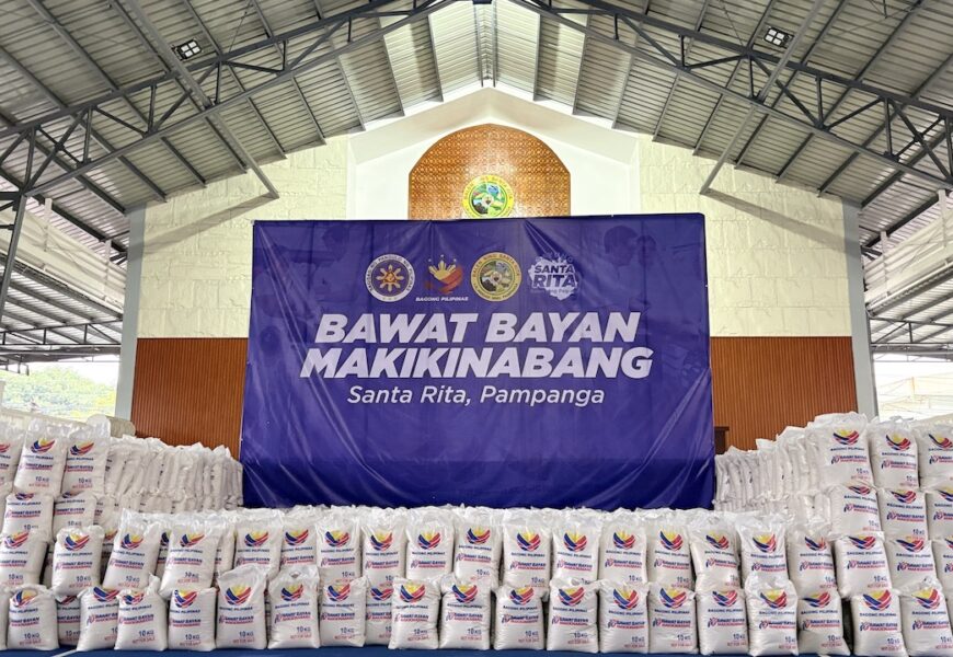 Over 2K indigent Pampanga town residents receive rice aid under BBM Program