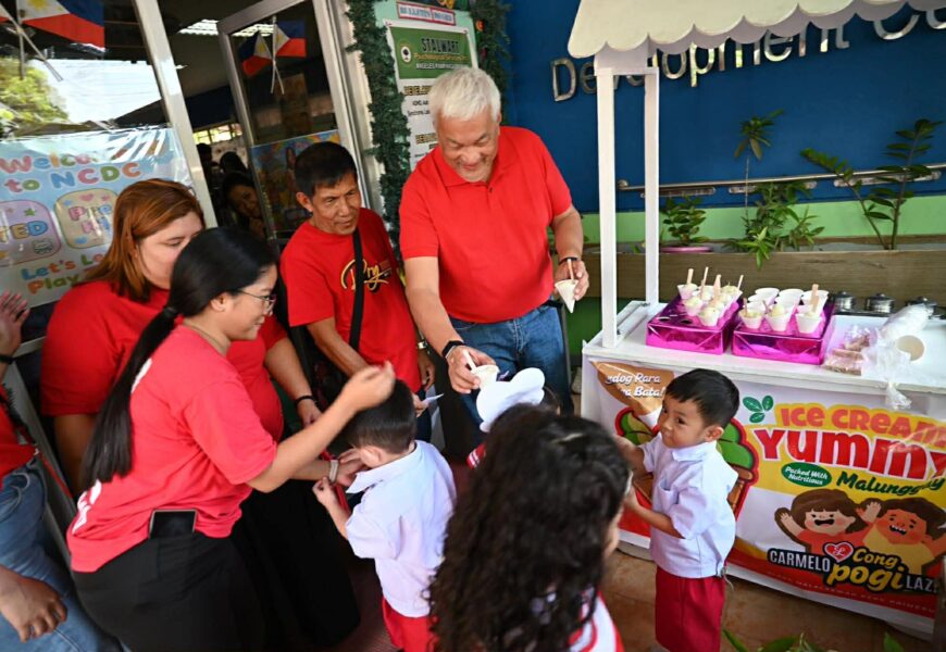 CONG POGI KICKS OFF MALUNGGAY ICE CREAM PROGRAM FOR NURITION MONTH 2026