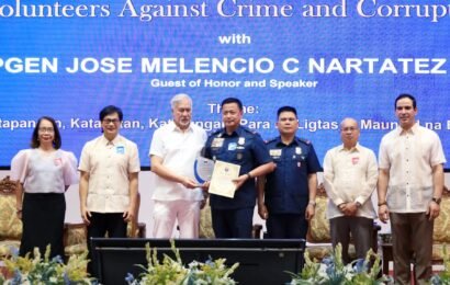 PRO3 Chief honored by VACC for anti-criminality efforts