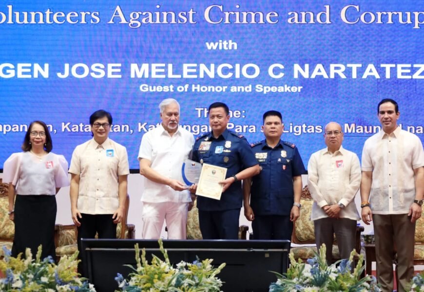 PRO3 Chief honored by VACC for anti-criminality efforts