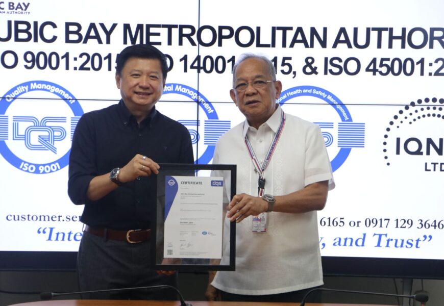 SBMA achieves ISO 45001 certification from DQS