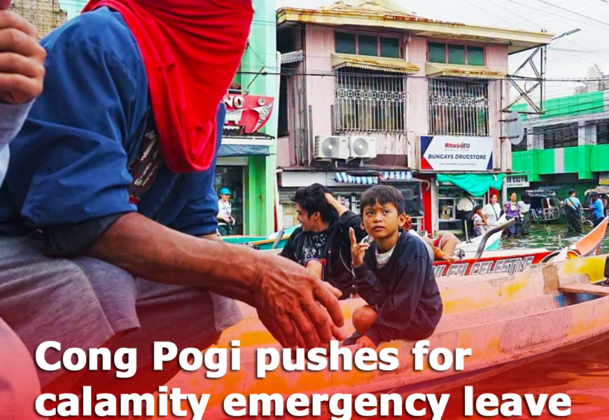 CONG LAZATIN PUSHES FOR CALAMITY EMERGENCY LEAVE FOR EMPLOYEES