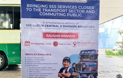 PaSSSada Express inilunsad ng SSS para sa transport sector sa Bulacan