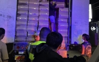PRO3 INTERCEPTS TRUCK WITH ₱48.9M WORTH OF SUSPECTED ILLICIT CIGARETTES IN MABALACAT