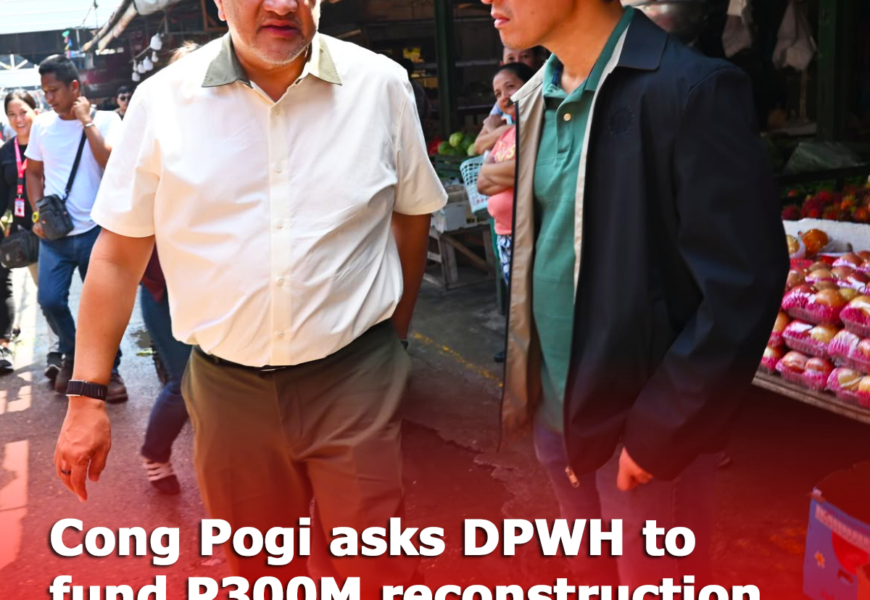 CONG POGI ASKS DPWH TO FUND P300M RE-CONSTRUCTION OF PAMPANG PUBLIC MARKET IN 2027 CONG POGI ASKS DPWH TO FUND P300M RE-CONSTRUCTION OF PAMPANG PUBLIC MARKET IN 2027